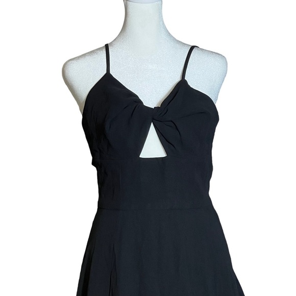 Dress The Population Black Cambria Tie Bodice Dress, NWT, Small - Picture 5 of 9